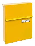 ARREGUI Line E6808 Briefkasten aus verzinktem Stahl, Größe S (DIN A5 Post), Wandbriefkasten für...