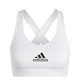 Adidas Damen Workout Bra - Medium Support Pwr Ct Ms Bra, White/Black, HR2889, 2XLD