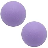 Massagebälle für den Rücken, Lacrosse-Massageball, 2 Stück Akupunktbälle, Fußroller, Ball für...