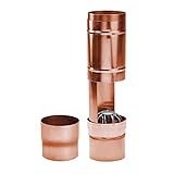 Laubsammler Kupfer mit Sieb DN 100 inkl. Adapter Regenwasserfilter Laubabscheider für...