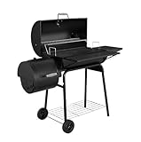 tragbarer Grill, Outdoor-Grill Grill Holzkohlegrill Schwarz Outdoor Camping Barbecue Tragbarer...