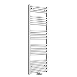 Heilmetz® Badheizkörper 160 x 50 cm Weiß Handtuchtrockner Bad Heizkörper Mittelanschluss Unten...