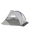 Jack Wolfskin Beach Shelter III, windfeste Strandmuschel mit UV Schutzfaktor 50+, Strandzelt für 2...