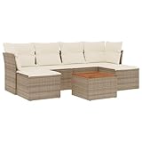 QJBSAVVA Lounge Sofa Outdoor Balkonmöbel Kleiner Balkon Sitzgruppe Outdoor Gartenstuhl - 7-TLG....