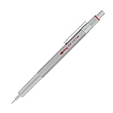 rOtring 600 Druckbleistift | 0,7 mm | Silber | Ergonomisches Vollmetallgehäuse