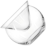 Amosfun Glasschale mit Integriertem Eisbehälter 170 ml Kleine Dekorative Schale für Meeresfrüchte...