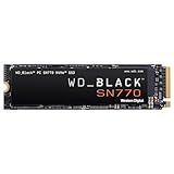 WD_BLACK SN770 NVMe SSD 1 TB (High-Performance Gaming SSD, PCIe Gen4, M.2 2280, Lesen 5.150 MB/s,...