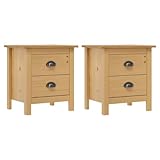 ULUYYUC Nachttisch-Konsolen nightstand Ablageschrank TelefontischNachttische Hill 2 STK. 46x35x49,5...