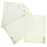WEKAMOS 50 Blatt Bedrucktes Farbige Druckerpapier Buntes Bastelpapier für Büro Fotodruck Origami...