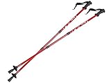EUROBATT Nordic Walking Stöcke Stock Set 2 Stücke Paar Trekking Wander Länge 65-135cm...