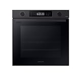 SAMSUNG Einbau-Backofen NV7B4455UAB 60 cm 76 l Doppelgarer Grill Dampf Wifi Display LED Schwarz...