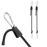 JYNXOR 2 Stück Spanngurte mit Karabinerhaken (1 Meter) - Starker Gepäckspanner für Koffer,...