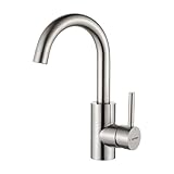 GRIFEMA Wasserhahn Bad Hoch 180 mm – 360° Drehbare Einhebelmischer Waschtischarmatur,...