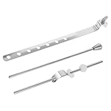 Gatuida 3 Stück Pop Up Ablaufgarnitur mit Metallzugstange für Badezimmerwaschbecken Ausziehbarer...