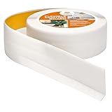 Quest Weichsockelleiste Selbstklebend - 50 mm x 20 mm - Sockelleiste PVC, Flexible Abschlussleiste,...