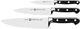 ZWILLING Professional S Messer-Set, 3-teilig (Spick-/Garniermesser 10 cm, Fleischmesser 16 cm,...
