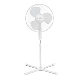 TROTEC Standventilator TVE 15 S – 40 Watt, oszillierend 80°, 3 Stufen, Ø 40 cm,...