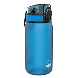ion8 Kinder Trinkflasche, 350ml, Auslaufsicher, Einhandöffnung, Sichere Verriegelung,...