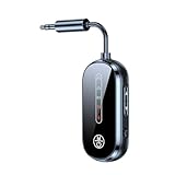 VBESTLIFE Bluetooth 5.4-Sender-Empfänger, Dual-3,5-mm-Flugzeug-Adapterstecker, Kabelloser...