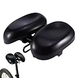 Fahrradsitzkissen - Verstellbarer Fahrrad Sitzbezug - Federnder Sattelersatz Sitzpolster...