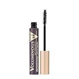 L'Oréal Paris Mascara, Schwarze Wimperntusche für 4x mehr Volumen und kräftige Wimpern,...