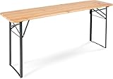 Stagecaptain BBT-180 Hirschgarten Bierzelttisch 177 cm - Robuster Biertisch (177 cm lang) -...