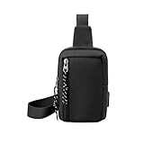 Zaphara Männer Frauen Wandern Fone Push Cross Body Portal Honor Pack Reise Sling Bag(Blatsk)