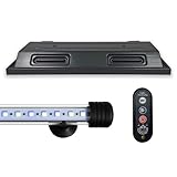 ZooPaul DayNight LED Aquarium Abdeckung 100x40cm Tageslicht Nachtlicht Terrarium Beleuchtung Timer...