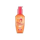 L'Oréal Paris Elvital Haarserum ohne Silikone, Hitzeschutz für langes, widerspenstiges Haar, Ohne...
