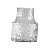 Vaguelly Wellige Glasvase Hydroponische Blumenvase aus Hochwertigem für Dekorative Arrangements...