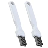 MUCKLILY 2 Stück Edelstahl Scallion Cutter Multifunktionaler Zwiebel Frühlingszwiebelschneider...