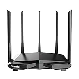 Tenda RX1 Pro Wi-Fi 6 WLAN Router (AX1500 Dualband 5GHz: 1201Mbps+2.4GHz: 300Mbps) 5 * 6dBi...