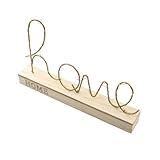 CLISPEED Nordische Home Buchstaben Dekoleuchte aus Robustem Kreative Wohnraumbeleuchtung für...