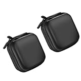 2 Stück Kopfhörer Tasche Case, Kopfhörer Hülle Mini Aufbewahrungstasche Tragbarkeit...