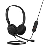 Jabra Evolve 10 Kabelgebundenes Headset mit geräuschunterdrückendem Mikrofon für PC/Laptop -...