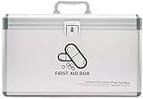 KANGNING Tragbare Erste-Hilfe-Kit-Tasche Abschlussbare Box Aluminiumlegierung Diagnosekasten...