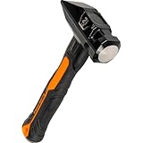 Klein Tools H80602 Vorschlaghammer, 2-1/2 Pfund Schmiedehammer mit Fiberglasstiel und Keilfläche,...