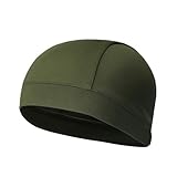 OHPHCALL Schnelltrocknende Elastische Cycling Beanie Mütze in Army Grün Atmungsaktives Helm Futter...
