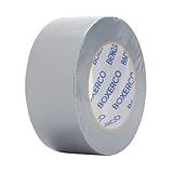 SIROCO Amerikanisches Gewebeband, grau, 50 mm x 50 m, strapazierfähig, für Heimwerkerreparatur und...