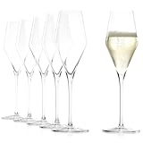 Stölzle Lausitz Champagner Gläser Quatrophil 6er-Set 290ml – Eleganter Champagnerkelch ideal...