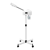 Gesichtsdampfer, Multifunktions Spa Luftbefeuchter mit 360 Grad Drehbare Düse und Universal Räder,...