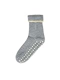 ESPRIT Damen Stoppersocken Cozy W Hp Wolle rutschhemmende Noppen 1 Paar, Grau Mid Grey Melange 3530,...