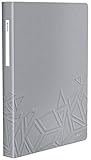 Leitz Urban Chic Sichtbuch in A4 Format, 80 Klarsichthüllen für 160 Blatt, Grau, 46520088