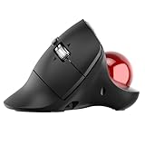 Nulea M514 Vertikale Trackball-Maus, ergonomische kabellose Daumenbedienungs-Maus mit leisem klick,...