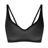 Drahtlose BHs für Damen, Übergröße, nahtlos, bequem, atmungsaktiv, Alltags-BH, Push-Up-BH,...