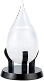 Carlo Milano Wetterglas Tropfen: Modernes Fitzroy-Sturmglas in Tropfenform, 22cm (Sturmglas...