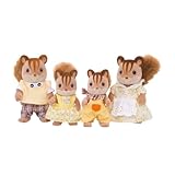 Sylvanian Families L4172 Walnuss Eichhörnchen Familie - Figuren für Puppenhaus