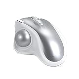 ZOUBAA Wiederaufladbare Trackball-Maus Bluetooth + 2.4G Dual Mode Wireless Mouse Fit for PC Mac...
