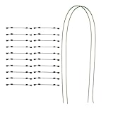 Pflanzenstecker und Stützen, Pflanzenstütze, Gartenpfähle, biegbare Metallstangen mit...