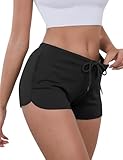 IECCP Sport Shorts Damen Sommer Kurze Hose Laufshorts Sweatshorts für Running Gym Yoga Frauen Kurz...